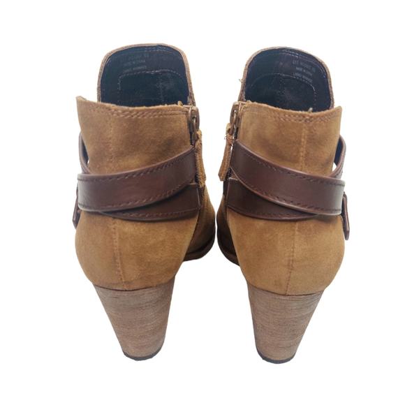 Cole Haan Hayes Leather strap Suede Booties - Picture 6 of 8